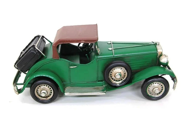 Dekoratif Metal Araba Vintage Biblo Ev Ofis Hediyelik - Resim 2