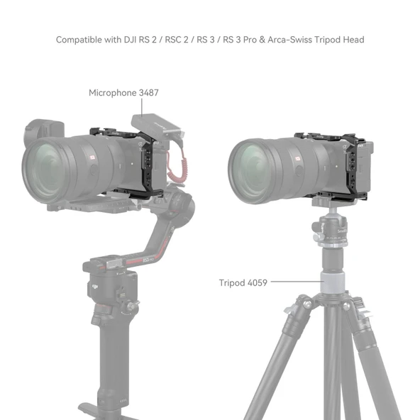 SmallRig 4422 Sony  A7C II /  A7CR  için  Kafes Kiti - Resim 7