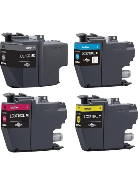 BROTHER Mfc J3930DW Için LC3719XL Kartuş Seti 4 Renk ürün görseli 1