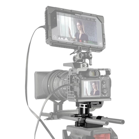 SmallRig 2092B 15mm Ray Destek Sistemi Taban Plakası - Resim 7