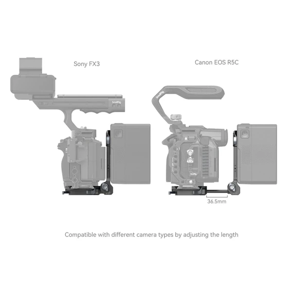 SmallRig 4064B  V-Mount Pil Montaj Sistemi - Resim 5