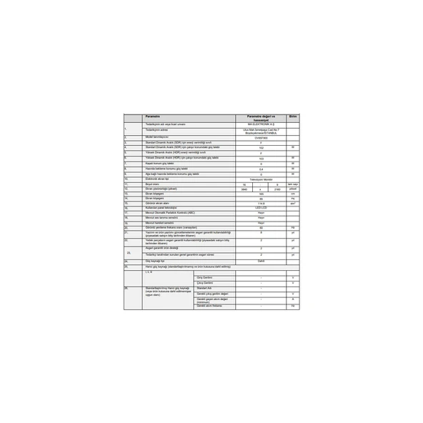 Onvo 65OVF9000UQ 65'' 165 Ekran Uydu Alıcılı 4K Ultra HD Smart QLED TV - Resim 5