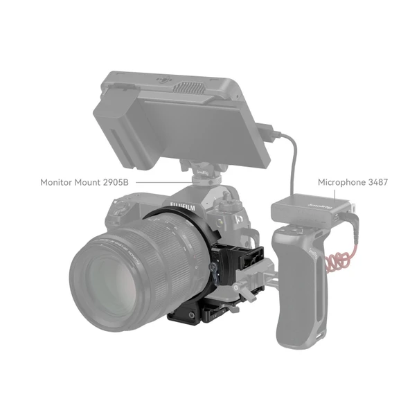 SmallRig 4305 FUJIFILM'e GFX Serisi İçin Döndürülebilir Yataydan Dikeye Montaj Plakası Kiti - Resim 8
