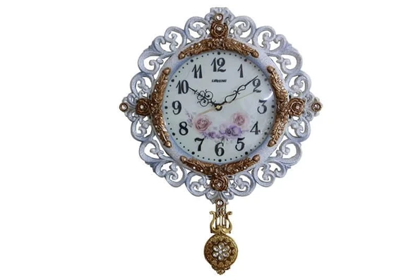 Sarkaçlı Duvar Saati Ferforje Sarkaçlı Saat ürün görseli 1