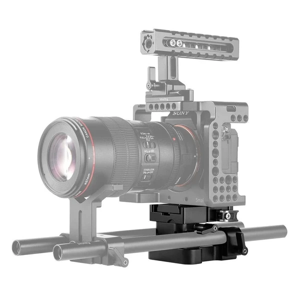 SmallRig 2092B 15mm Ray Destek Sistemi Taban Plakası - Resim 3