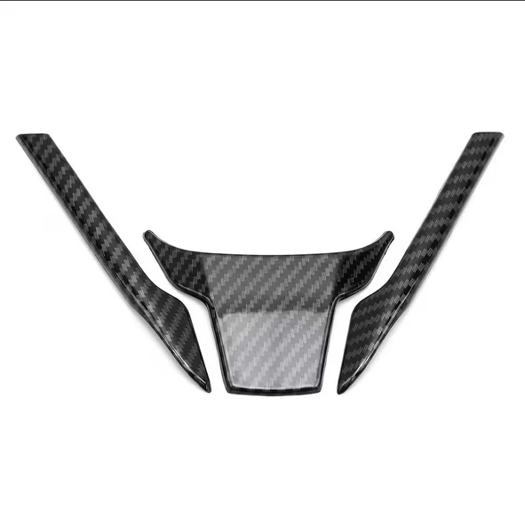 Honda Civic FC5 FK7 Karbon Fiber Direksiyon Düğmesi Kaplama 2016-2020 6 PARÇA - Resim 5