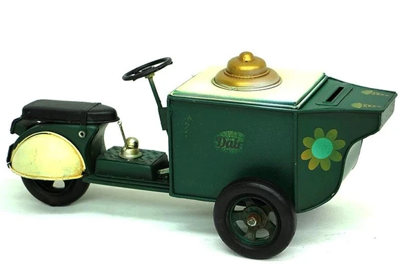 Dekoratif Metal Dondurma Arabası Biblo Ev Ofis Hediyelik ürün görseli