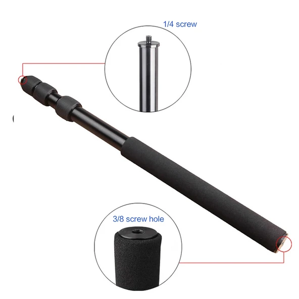 Andoer D3515 50-126cm Hafif Uzatılabilir Monopod - Resim 3