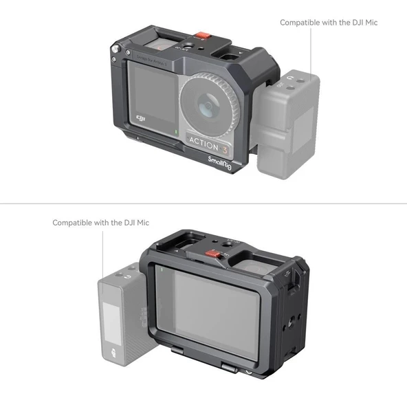 SmallRig 4119C DJI Osmo Action 3 / 4 / 5  için  Kafesi - Resim 2