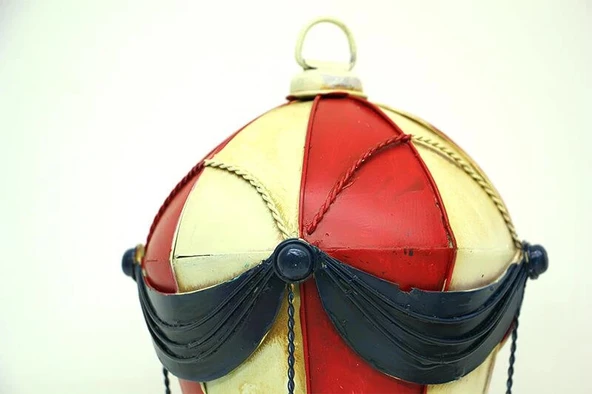Dekoratif Metal Balon Obje Biblo Vintage Hediyelik - Resim 5