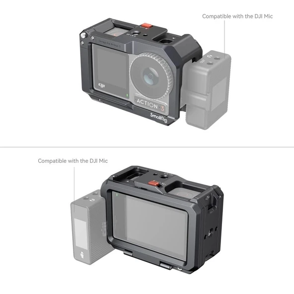SmallRig 4119C DJI Osmo Action 3 / 4 / 5  için  Kafesi - Resim 2