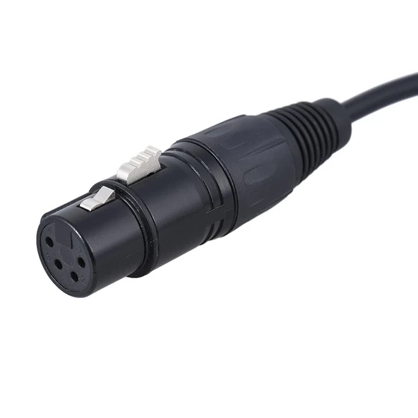 Andoer D4261 D-Tap Erkek - XLR 4-Pin Dişi Adaptör Güç Kaynağı Kablosu - Resim 2
