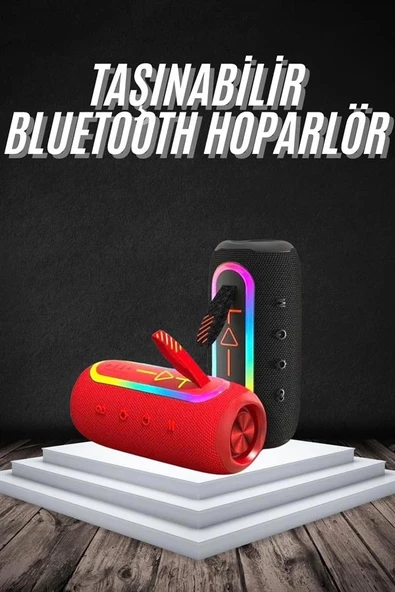 Bluetooth Hoparlör USB Şarjlı Uzun Pil Ömrü Android ve İOS Uyumlu Renkli - Resim 2