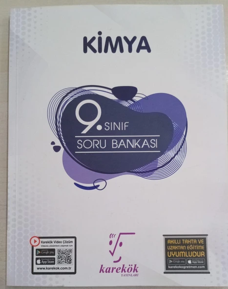 Karekök Yayıncılık 9. Sınıf Kimya Soru Bankası - 1