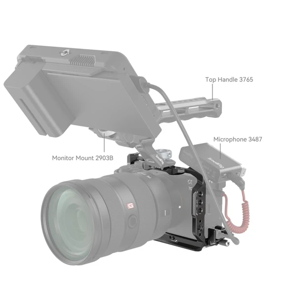 SmallRig 4422 Sony  A7C II /  A7CR  için  Kafes Kiti - Resim 6