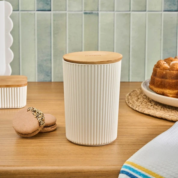 Karaca Massimo Saklama Kabı 0,9 Lt Krem ürün görseli 1