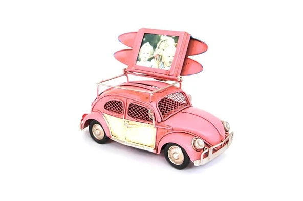 Dekoratif Metal Araba Çerçeveli ve Kumbaralı Biblo Hediyelik ürün görseli 1