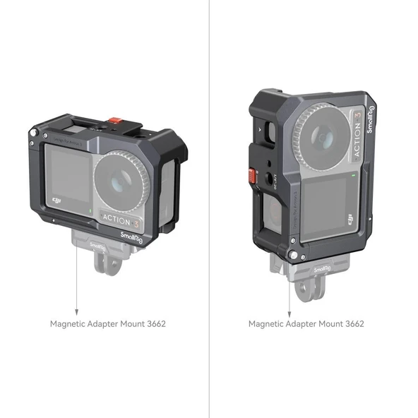 SmallRig 4119C DJI Osmo Action 3 / 4 / 5  için  Kafesi - Resim 3