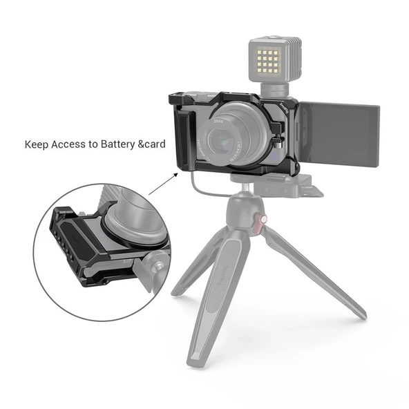 SmallRig 2938 Sony ZV-1 için Kafes - Resim 5
