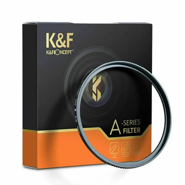 K&F Concept 46mm NANO-A SERIES MC-UV Slim Filtre ürün görseli