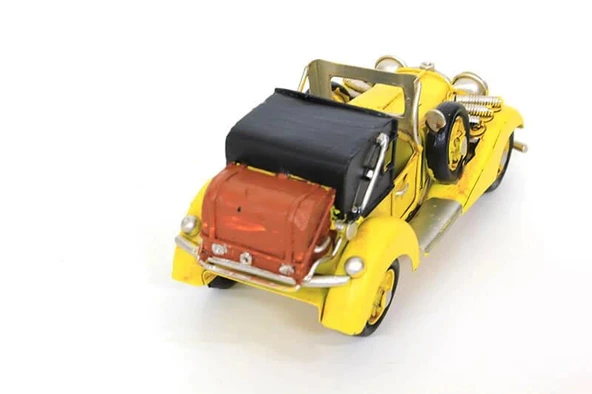 Dekoratif Metal Araba Vintage Biblo Ev Ofis Hediyelik - Resim 3