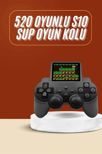 Yeni Nesil Mini Atari 520 Retro Oyunlu S10 El Atarisi Video Oyun Konsolu - Resim 2