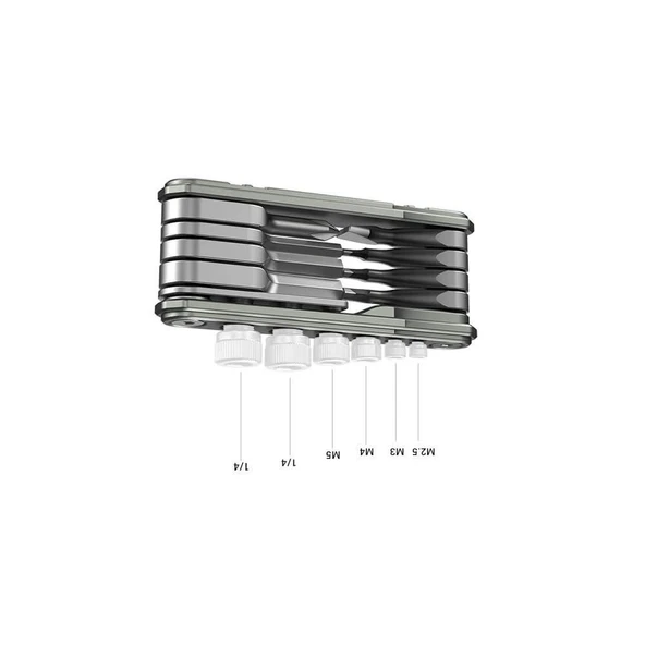 SmallRig TC2713  9'u 1 Arada Katlanır Çok Amaçlı Alet Seti - Resim 2