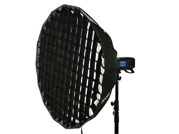 Godox AD-S85S 85cm  Godox Mount AD300Pro AD400Pro ML60Bi ML60 Parabolik Softbox - Resim 3