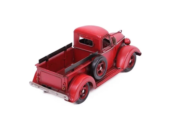 Dekoratif Metal Nostaljik Kamyon Masaüstü Ev Ofis Hediyelik - Resim 4