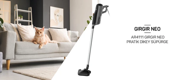 Arzum AR4111 GIRGIR NEO 2 si 1 Arada Cyclonic Dikey Süpürge - Resim 2