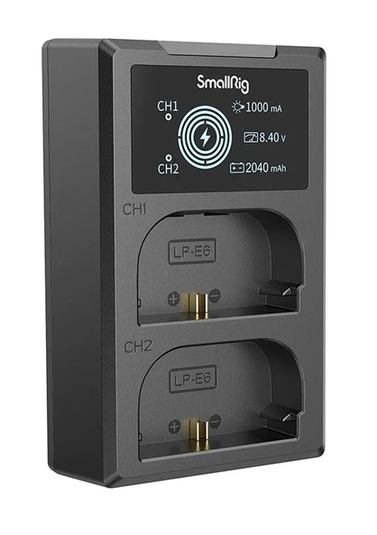 SmallRig 4084 LP-E6NH Çiftli Şarj Cihazı ürün görseli