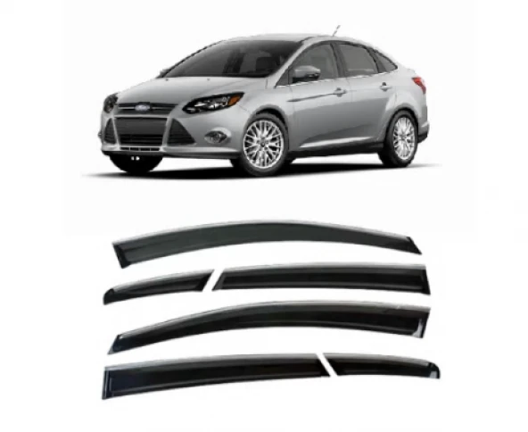 Ford Focus 3 ve 4 (hb-sd) Mugen Cam Rüzgarlığı 2011-2018 arası 4'lü Sunplex - Resim 2
