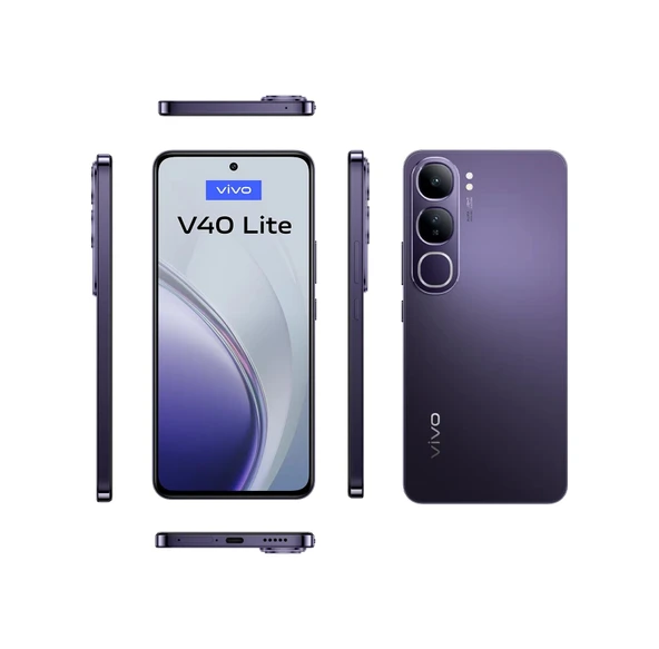 Vivo V40 Lite 256 8 GB (Vivo Türkiye Garantili) Mor - Siyah - 5