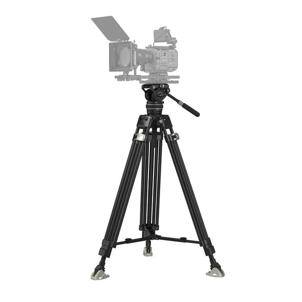 SmallRig 3989 AD-100 Video Kamera Karbon Fiber Tripod Kiti - 1