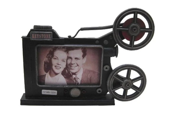 Dekoratif Metal Çerçeve Sinema Projektörü Hediyelik ürün görseli 1