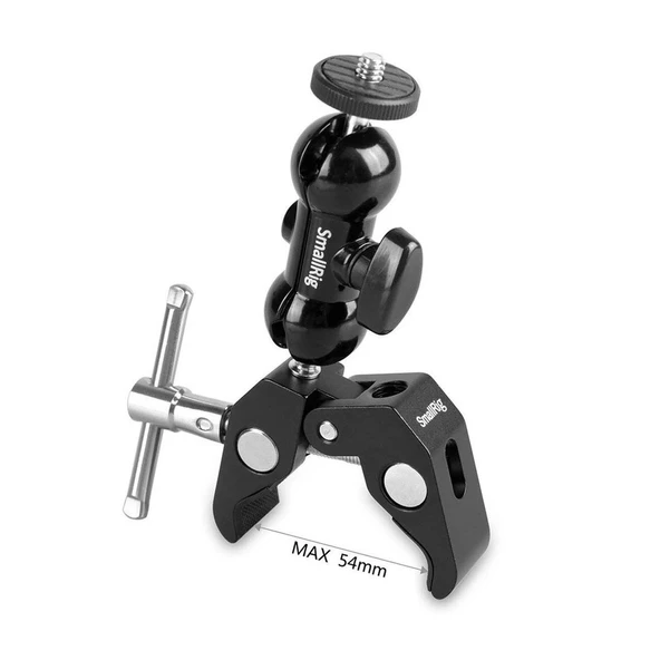SmallRig 1138B Çift Bilyalı ve 1/4'' Vidalı Süper Kelepçe - Resim 2