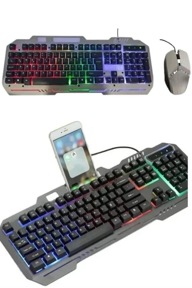 Gaming Oyuncu Klavyesi Led Aydınlatmalı Mekanik Hisli - 4