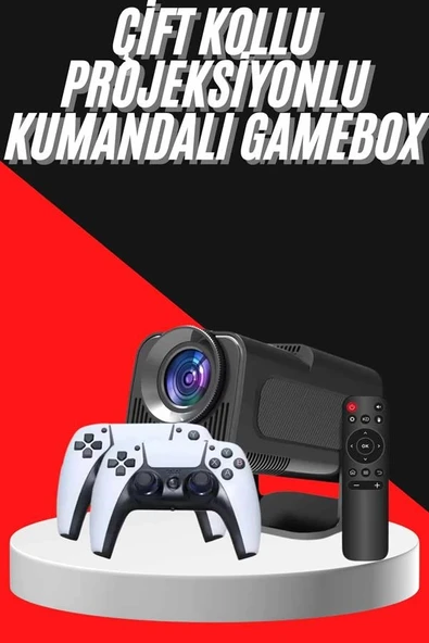 Retro Video Oyunu Konsolu Android Tv El Oyun Konsolu WIFI Taşınabilir Projeksiyon Cihazı - Resim 2