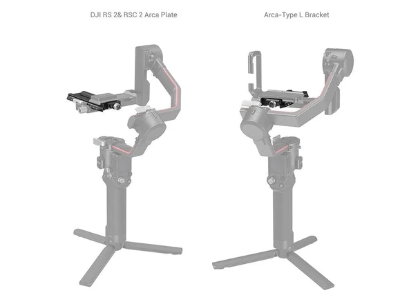 SmallRig 3061 DJI Ronin S / RS 2 / RSC 2 /  RS 3 / RS 4 için Hızlı Çıkarma Plakası - Resim 3