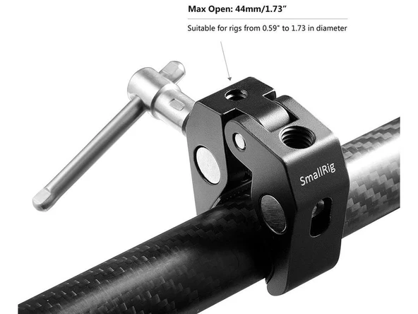 SmallRig 2058 İkili 1/4''-3/8'' Süper Clamp Seti - Resim 2