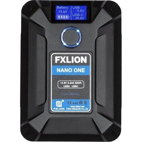 FXLİON Nano ONE 50Wh 14.8V Ultra-Compact V-Mount Pil ürün görseli