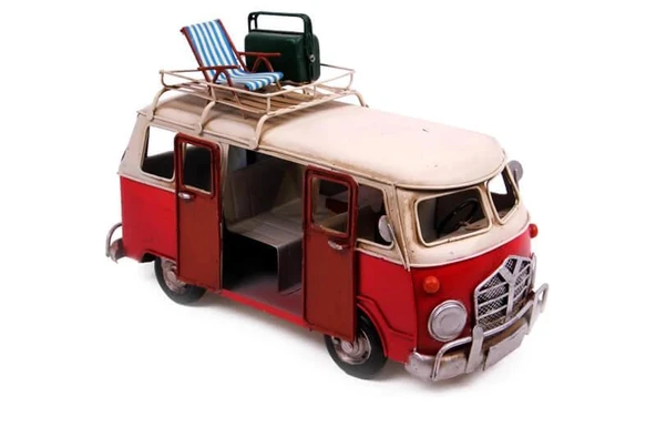 Dekoratif Metal Minibüs Vintage Vosvos Hediyelik ürün görseli