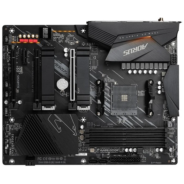 <![CDATA[GIGABYTE B550 AORUS Elite AX V2 DDR4 HDMI DP PCIe 16X v4.0 AM4 ATX]]> - 2