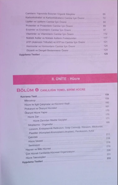 Karekök Yayınları 9.SINIF BİYOLOJİ SORU BANKASI - 3