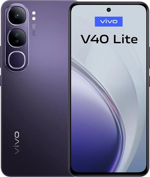 Vivo V40 Lite 256 8 GB (Vivo Türkiye Garantili) Mor - Siyah