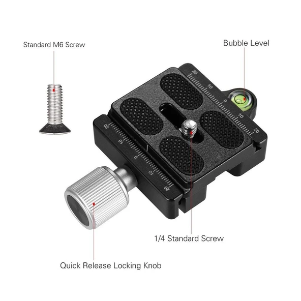 Andoer DC-50P Kamera Hızlı Bırakma Kelepçesi - Resim 4