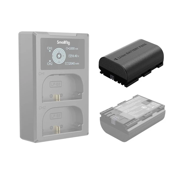 SmallRig 4071 LP-E6NH Canon Fotoğraf Makinesi Pili - Resim 4