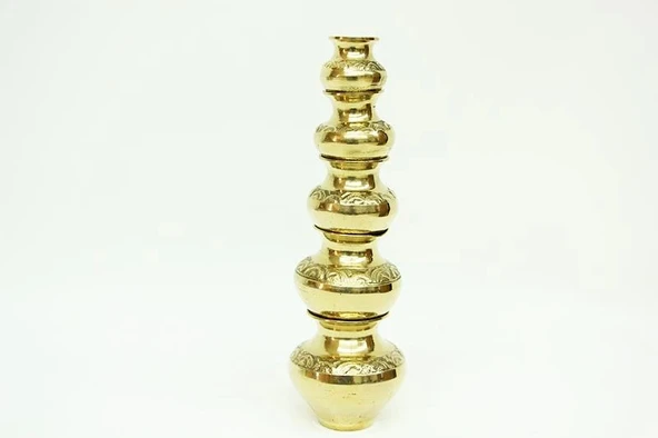 Vazo Minik 5'li set Tamamı Pirinç Dekoratif Hediyelik - Resim 5