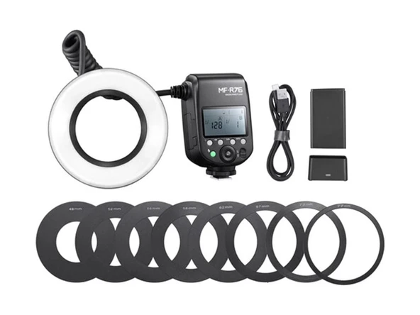 Godox MF-R76 Makro Ring Flaş - Resim 4