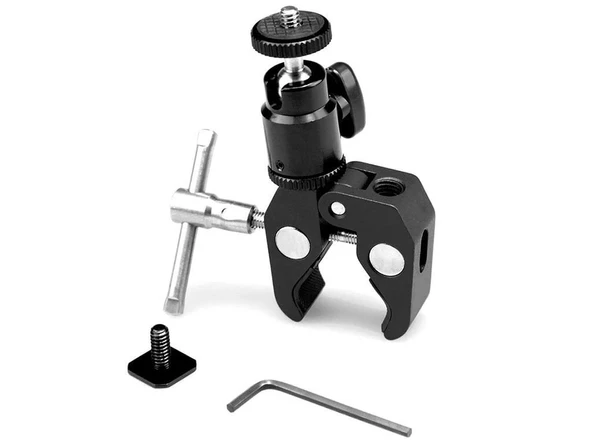 SmallRig 1124 1/4'' Top Başlıklı Süper Kelepçe - Resim 4